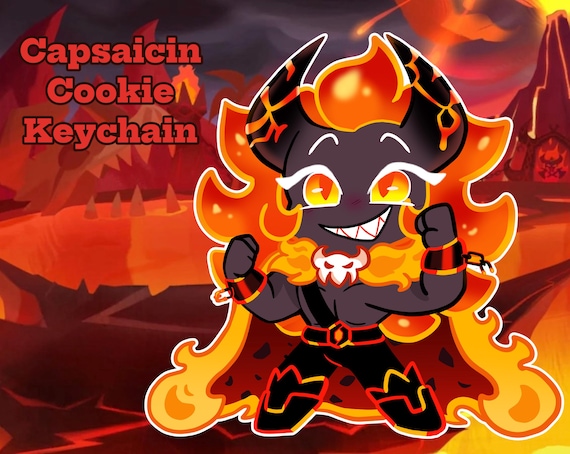COOKIE RUN KINGDOM Preorder Crk Keychains Burning Spice Cookie