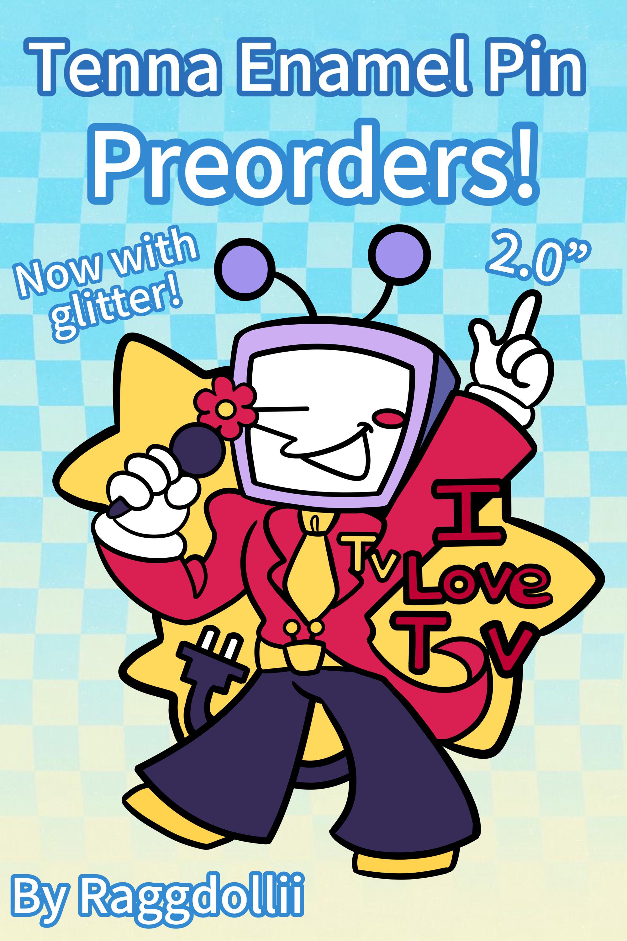 DELTARUNE PREORDER Mr Ant Tenna TV Time Enamel Pin - Etsy