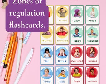 Zones of Regulation - Printable Digital Download - Etsy UK