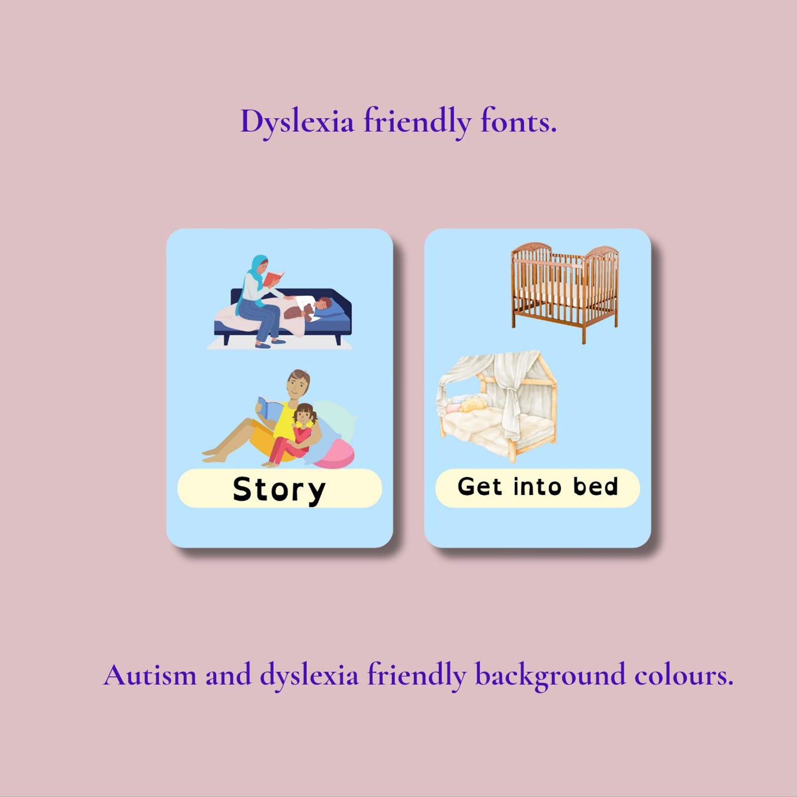 Printable Bedtime Routine Cards: Visual Aid for Kids (digital Download ...
