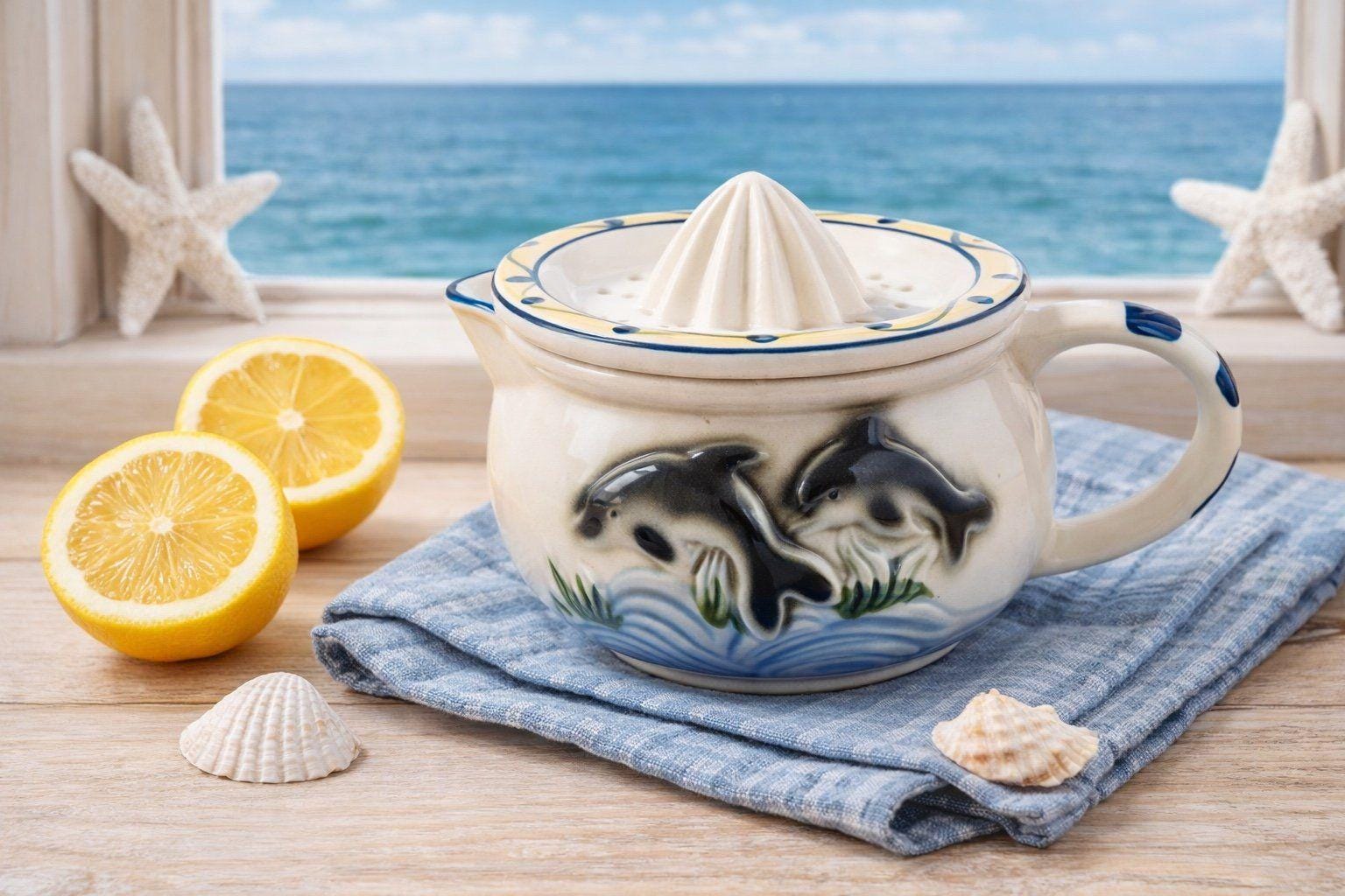 Vintage Ceramic Lemon Juicer - Etsy