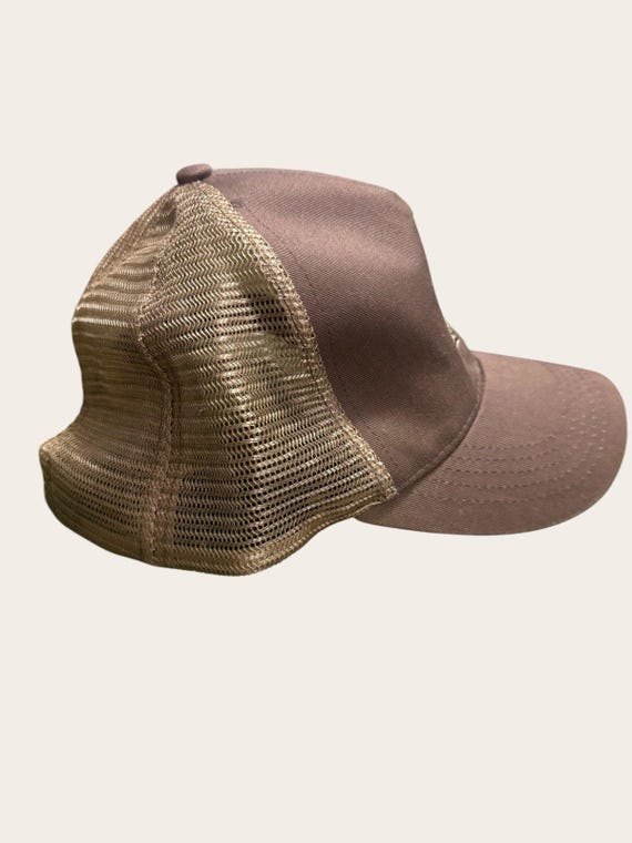 Orange County Choppers OCC Flame Trucker Hat Brown Mesh Snapback Y2K Biker Cap View 6