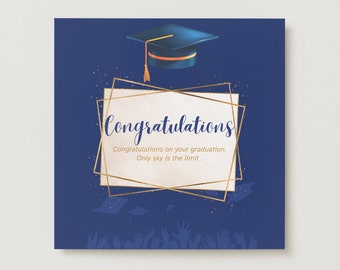 Congratulations on your graduation card