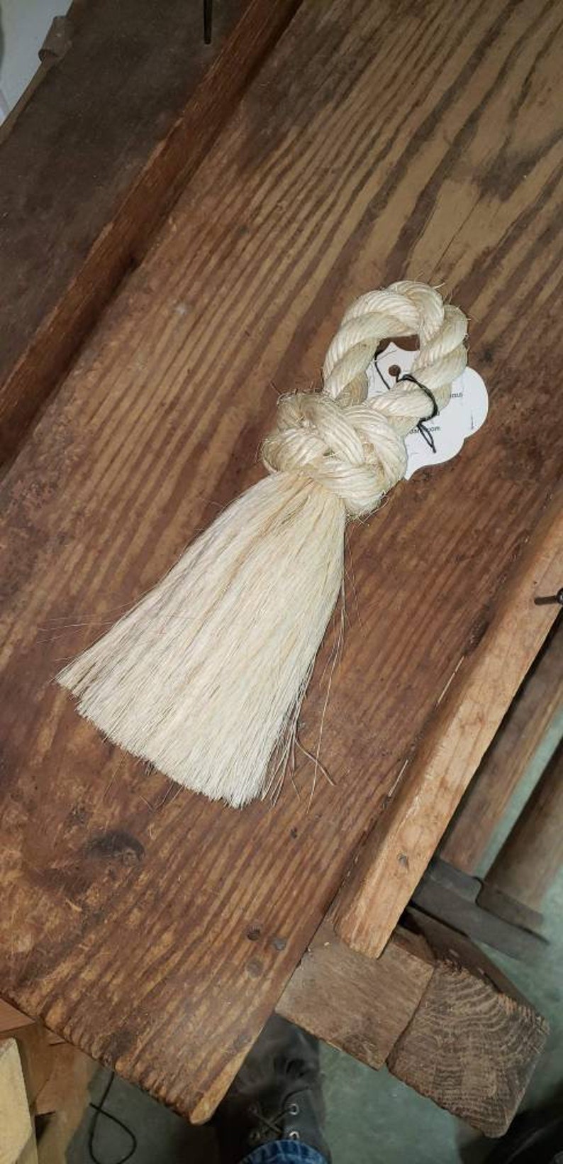 Riverboat Whisk, Dust Broom, Hand Tied Sweep image 2