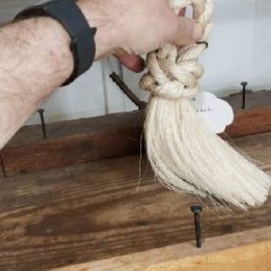 Riverboat Whisk, Dust Broom, Hand Tied Sweep image 1