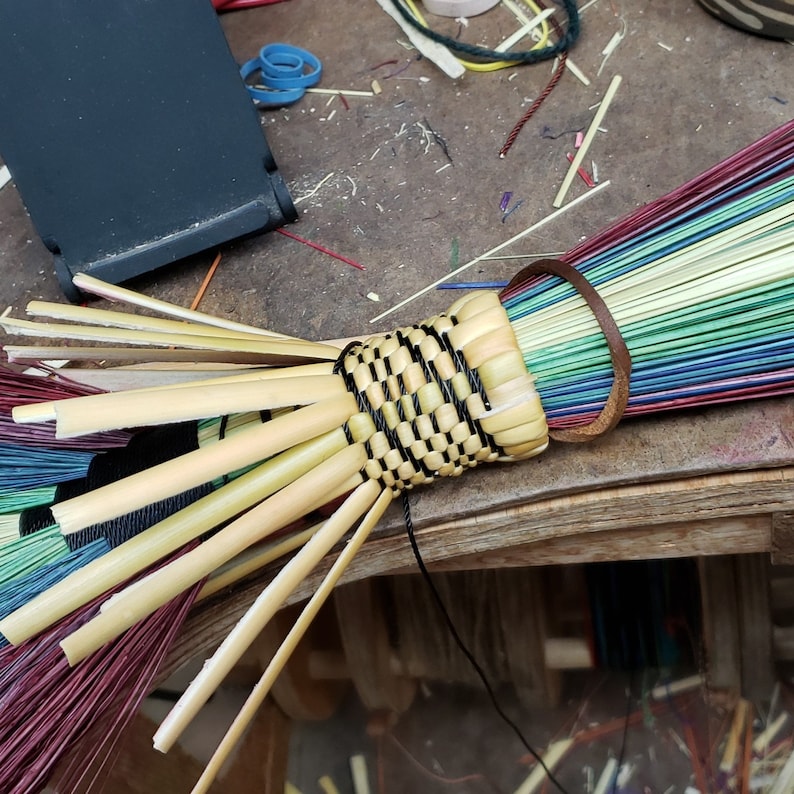 Hand Tied Hens Wing Whisk Broom - Thumbnail 4