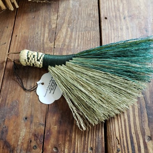 Hen&#39;s Wing Whisk Broom, Hand Tied, Havencroft Farm Broom, Natural Broom Corn, Functional Art Broom