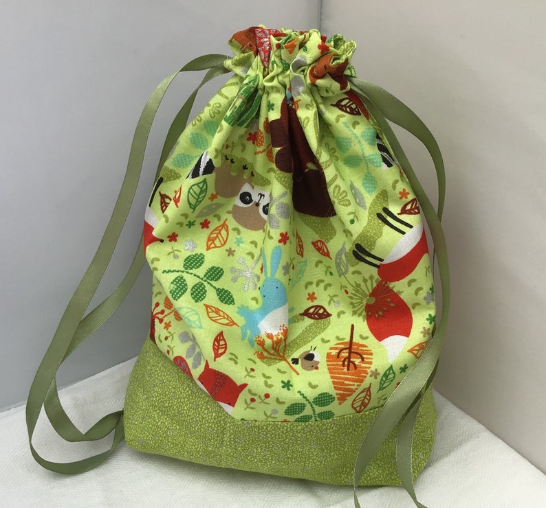 drawstring projectbag Furry Friends