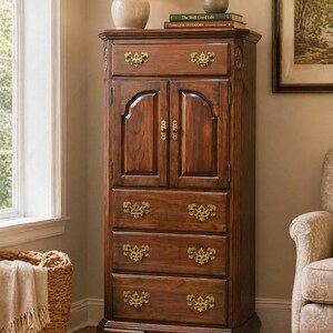 Vintage Tall Narrow Dresser - Etsy Vintage Tall Narrow Dresser - Etsy