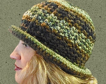 Bucket Hat. Crochet Pattern. Roll Brim. Awesome Texture. Chunky Weight.