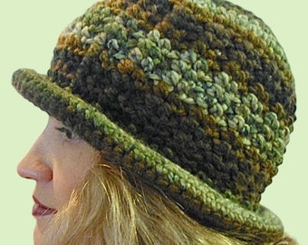 Bucket Hat. Crochet Pattern. Roll Brim. Awesome Texture. Chunky Weight.