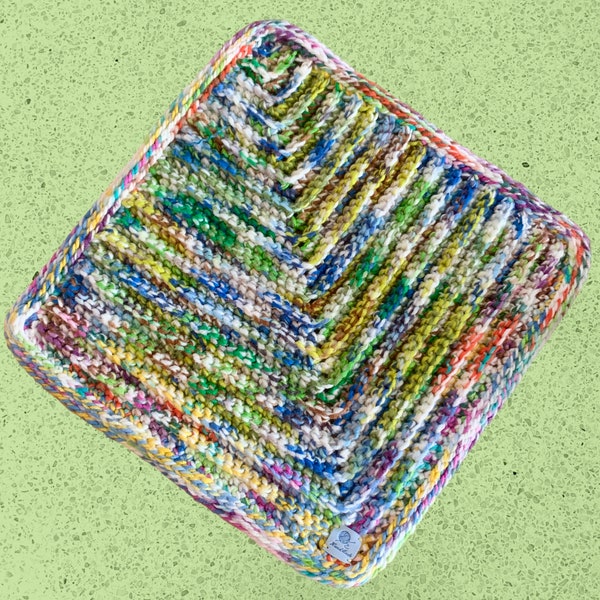 Crochet Pet Blanket/Table Mat. 15” Square. Size Small. Crayon Colors. Handmade. Kittens, Pups, Small Animals. Table Mat Too. Ship U.S. Only.