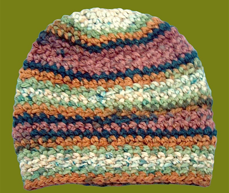 Beanie Crochet Pattern. Chunky Unisex Slouchy Style. Great Texture. Only 24 Rounds. image 2