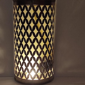 applique marocaine en laiton, lampe murale en bronze, applique argentée , lampe murale en cuivre, lampe murale rectangulaire,applique fleur