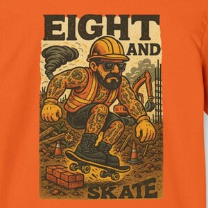 Camiseta de instalador de tuberías hecha por el sindicato Eight and Skate #2
