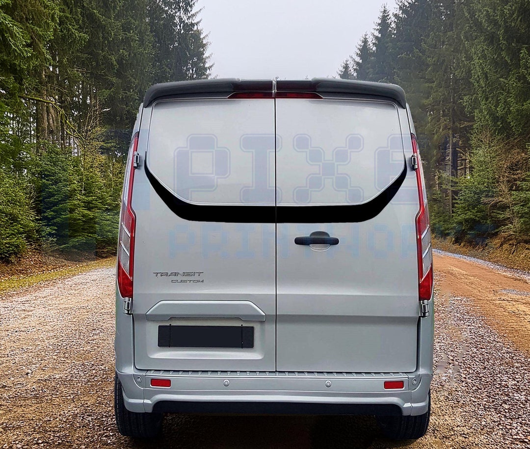 Transit Custom Rear Doors Pixel Printworks | Transit Custom Rear Door Sticker | Vinyl Decal ...