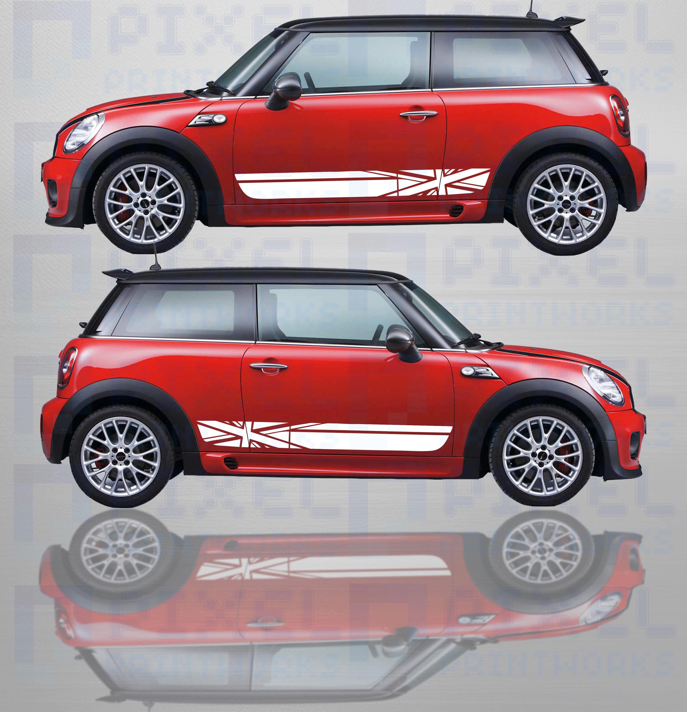 Pixel Printworks | Union Jack Side Stripe | Vinyl Decal | Suitable