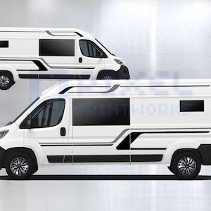 Pixel Printworks | Conventional Motorhome Graphics Kit | Vinyl Decal | Universal | Suitable for Caravans, Motorhomes, Campers and Vans