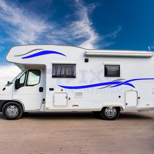 Pixel Printworks | Conventional Motorhome Graphics Kit | Vinyl Decal | Universal | Suitable for Caravans, Motorhomes, Campers and Vans