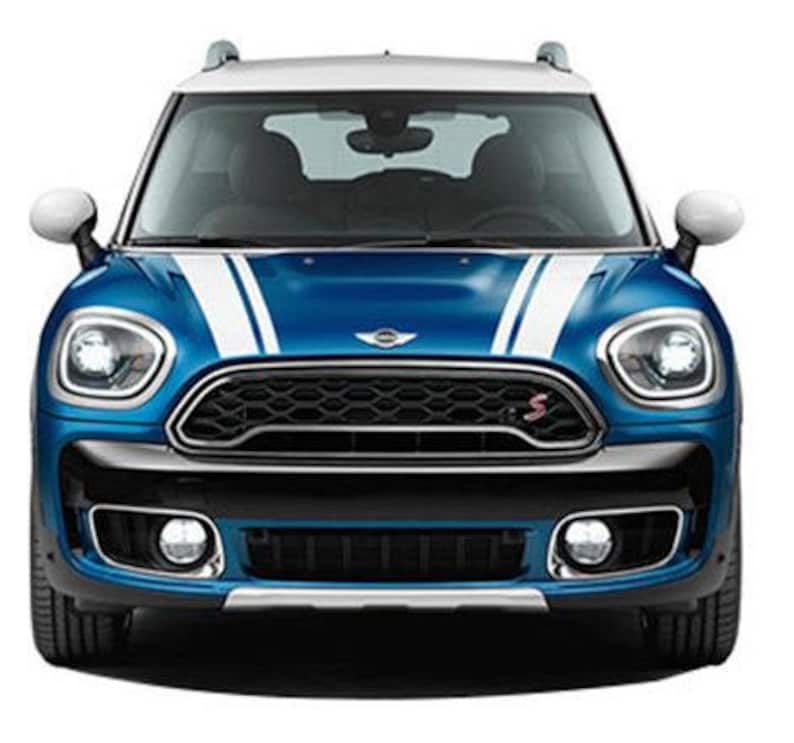 Mini Cooper R60 Graphics Bonnet & Boot Stripe Decals for Mini Cooper Countryman Full Kit - Vinyl ...
