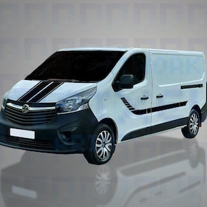 Vauxhall Vivaro デカールバンドル - レーシングストライプ＆サイドグラフィック (2014–2024) Pixel Printworks