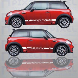 Pixel Printworks | Side Stripe | Vinyl Decal | Suitable for Mini Cooper S R50, R52, R53, R55, R56, R57, R58, R59 and F56