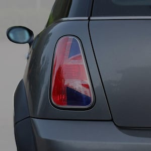 Union Jack Light Decal Suitable for Mini Cooper by Pixel Printworks | Vinyl Sticker | R50, R52, R53, R55, R56, R57, R58, R59 and F56