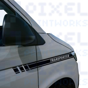 Adhesivo de vinilo con diseño XL para el alerón lateral de VW Transporter T5 T6