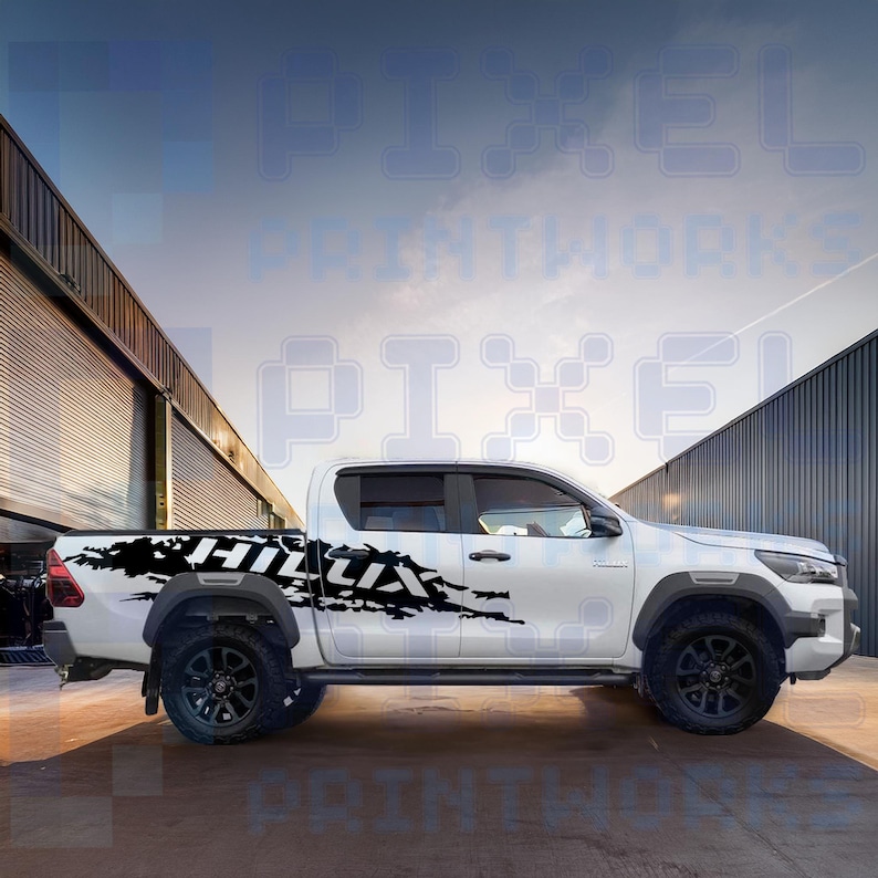 Toyota Hilux Bold Decal Kit (2015–2023) by Pixel Printworks - Etsy