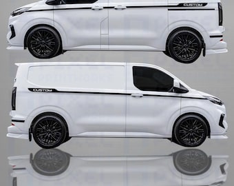 Ford Transit Connect Stoßstange Hinten Streifen-Aufkleber Für Ford Connect ST / Sport / Day Van – Grafikfolie Für SWB/LWB Ford Connect SWB LWB Dekor