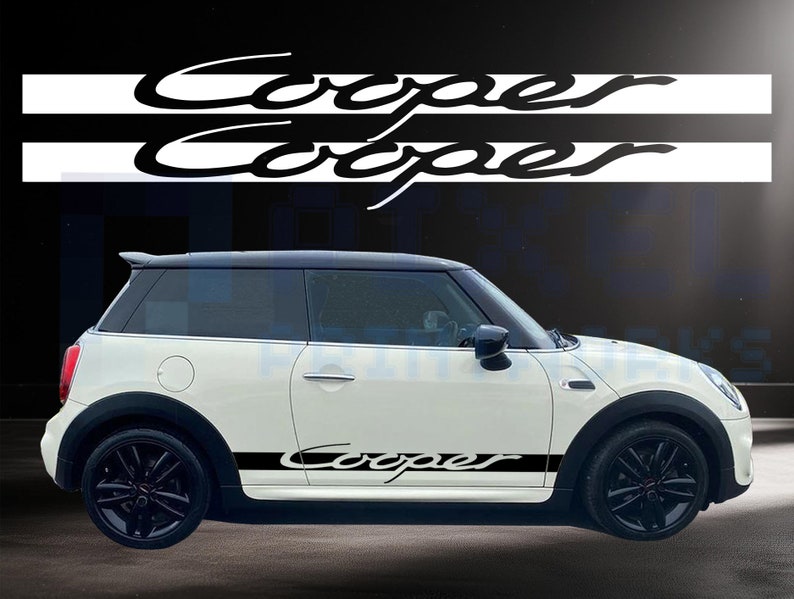 Mini Cooper XL Side Stripe Decals - Vinyl Graphics Kit (2006-2023 ...