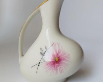 Gerold Porcelain Vintage German White Flower Vase/small White Jug