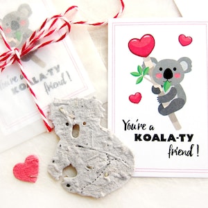 24 bomboniere per feste di compleanno a forma di koala piantabili - Koala di carta con semi di fiori