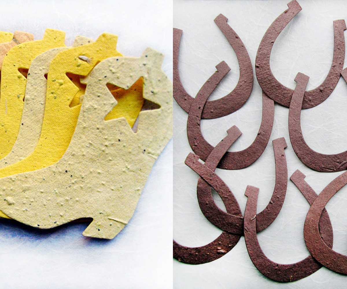 Seed Paper Horseshoes