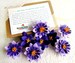 Purple Seed Paper Flowers Gift Box Set - Realistic Three Dimensional Paper Flowers Gardening Gift