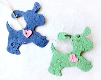 20 Plantable Flower Seed Paper Dogs, Cats, Paws