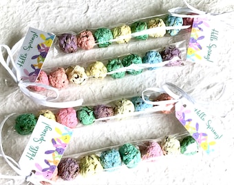 Flower Seed Bombs - Easter Bunny Seed Bombs - Eco Friendly Easter Basket Gift - Pastel Seed Paper - Other options