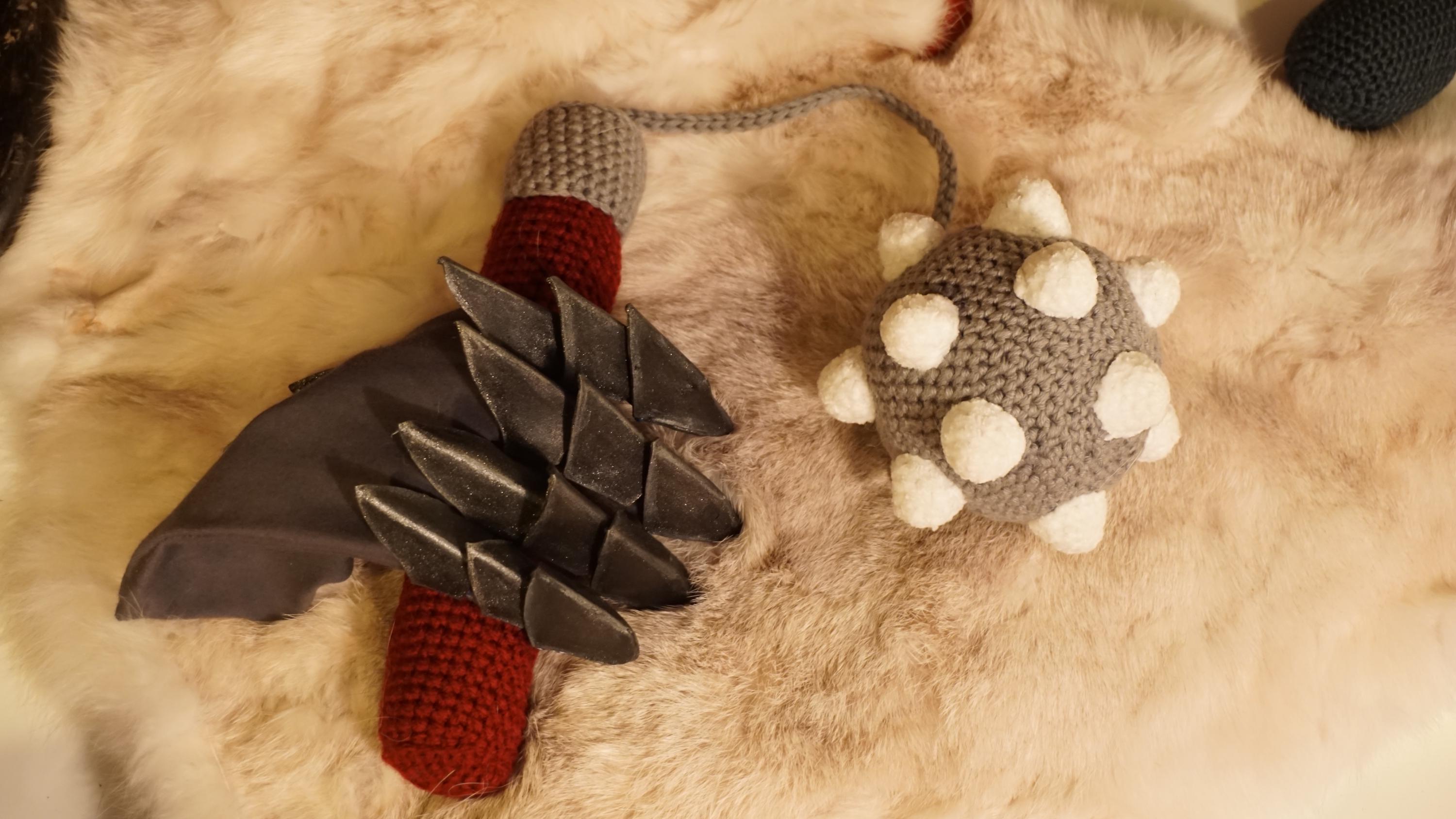 Flail & Mace Crochet Pattern | Medieval LARP - Etsy