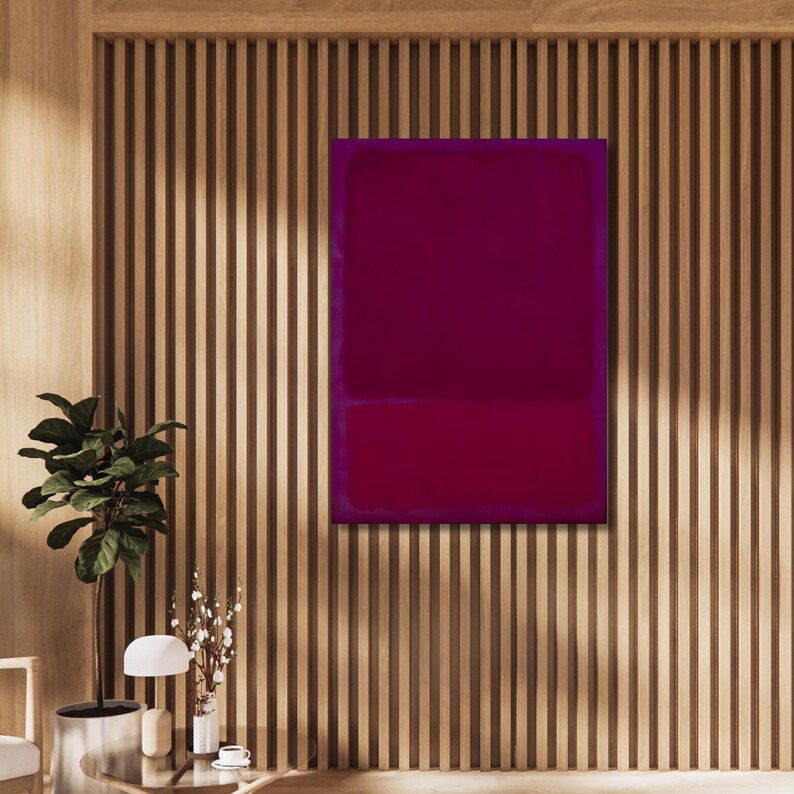 Mark Rothko Canvas,mark Rothko Wall Art,rothko Abstract,rothko Poster