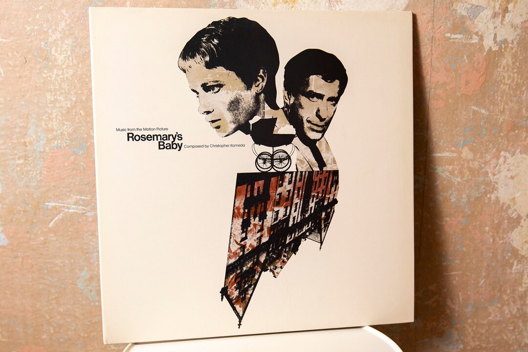 VERY RARE Rosemary's Baby Soundtrack Waxwork Vinyl LP 2sided Blue and