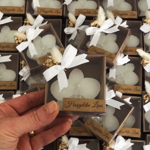 Floral Decorated Candle, Orchid Candle, Bridal Shower Candle, Pearl Decorated Candle, Party Candle, Personalized Candle, Mother&#39;s Day Gift