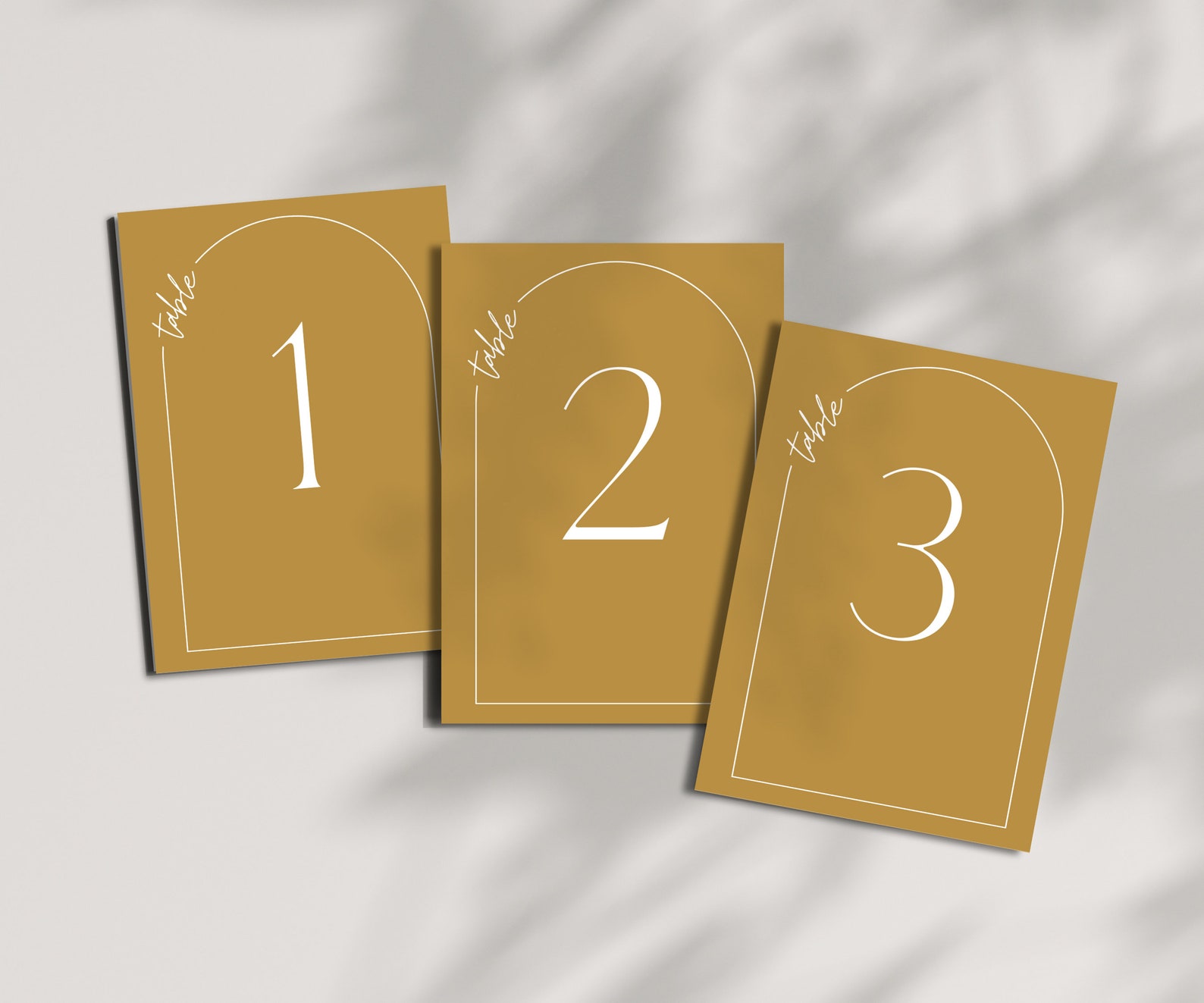 Minimalist Wedding Welcome Table Number Template • Effortless and ...