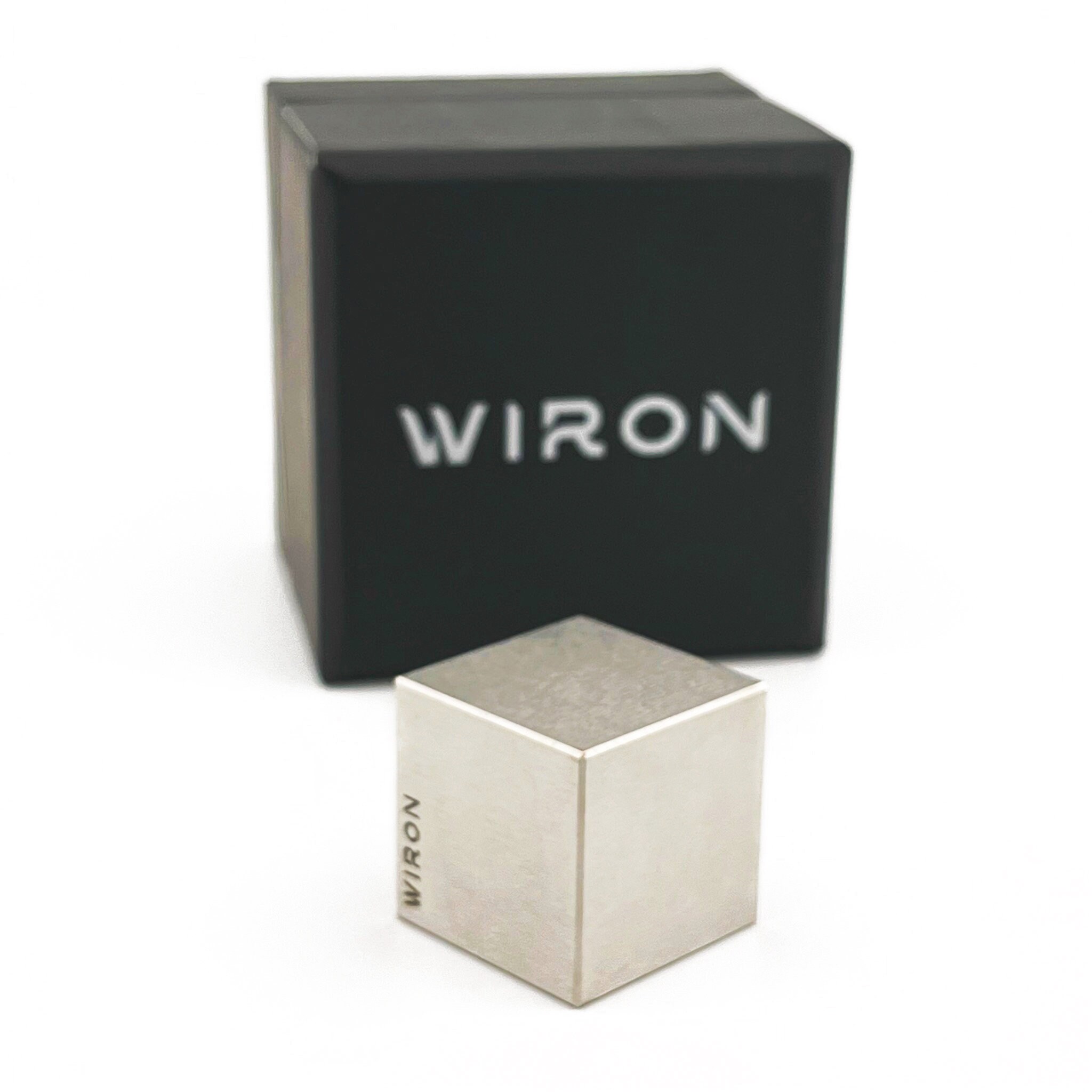 Wiron Cube™ Wire EDM Zigzag Puzzle Pieces. High Precision Fidget Desk