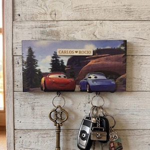 Porte-clés voiture en bois fait main de haute qualité Personalized