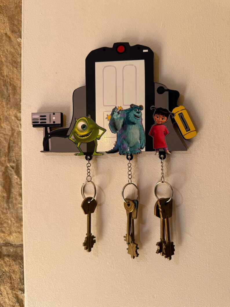 High-quality Handmade Monsters INC Keychain - Etsy