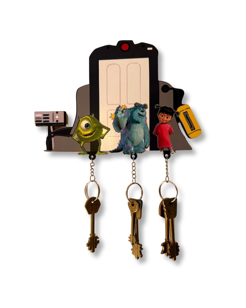 High-quality Handmade Monsters INC Keychain - Etsy