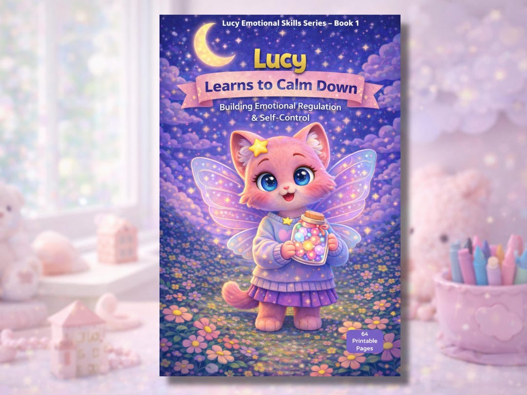 Calm Down Workbook for Kids Ages 4–8 | Emotional Regulation Activities ...
