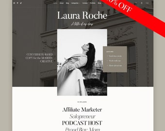 Tema Laura para WordPress: Plantilla web empresarial con Elementor