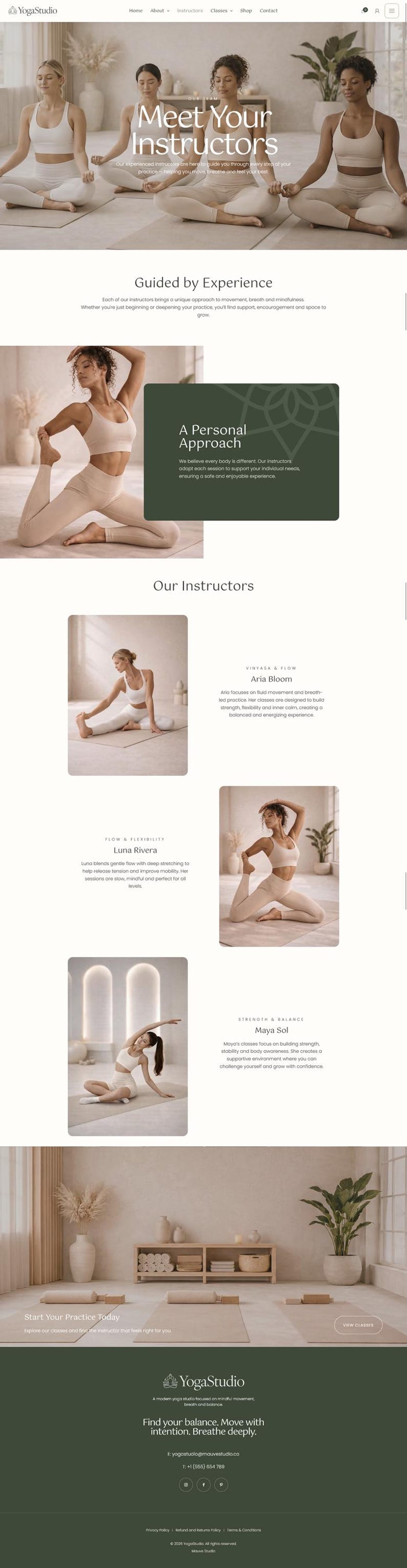 WordPress-tema för yogastudio | Hemsidemall för hälsocoacher, pilatesinstruktörer | Fitnessmärken | WooCommerce bild 8