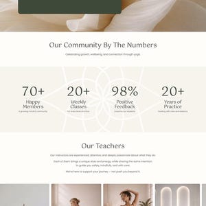 WordPress-tema för yogastudio | Hemsidemall för hälsocoacher, pilatesinstruktörer | Fitnessmärken | WooCommerce bild 4